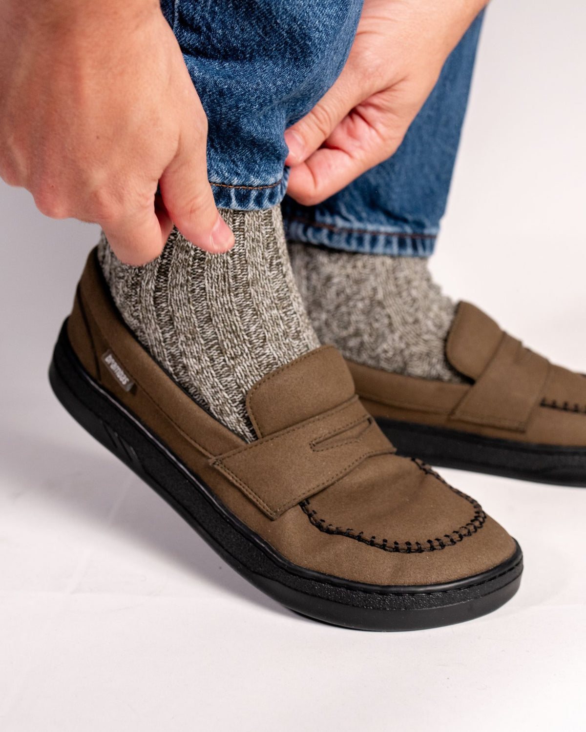Bristol Olive - Mocassins Barefoot Unisex