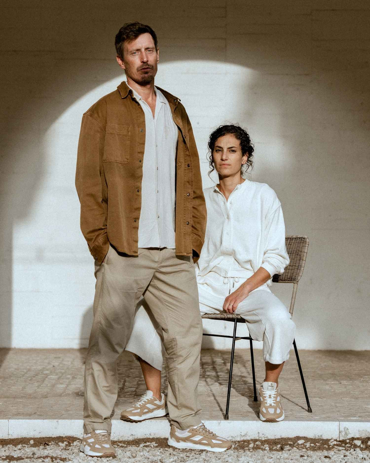 Boston Taupe - Baskets Barefoot Unisex