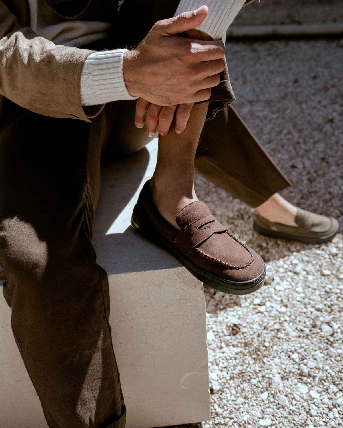 Bristol Olive - Mocassins Barefoot Unisex